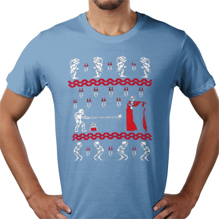Ugly Jumper Style - Castle Vania Christmas T Shirt