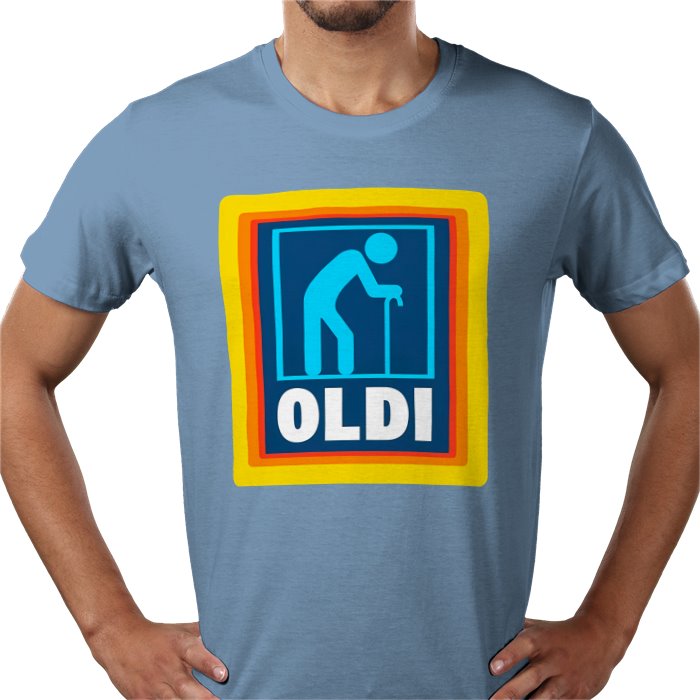 ALDI Parody OLDI T-shirt