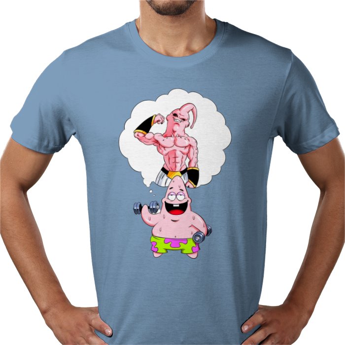 Dragon Ball Z x SpongeBob Crossover T-Shirt | DBZ Mashup Anime Tee