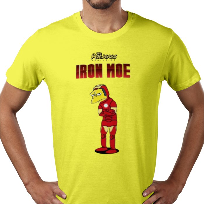 The Simpsons & Iron Man - Iron Moe T-shirt