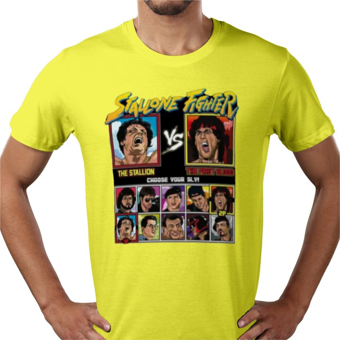 Sylvester Stallone & Street Fighter - Stallone Fighter T-shirt