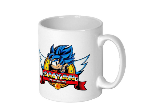 Sonic & Dragonball Z - Sonic The Saiyan Mug