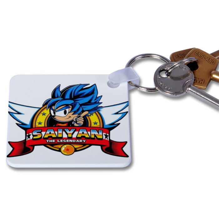 Sonic The Hedgehog x Dragonball Z Keyring