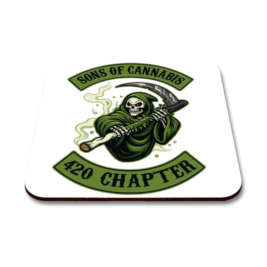Sons Of Cannabis Square Coaster
