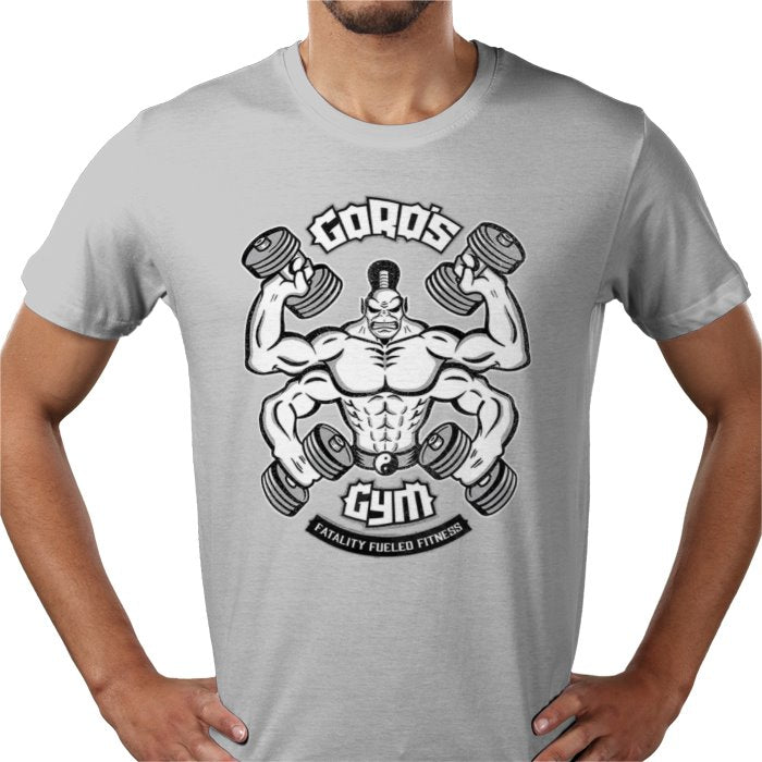 Mortal Kombat Goro's Gym T-Shirt | Retro Gaming Parody Graphic Tee