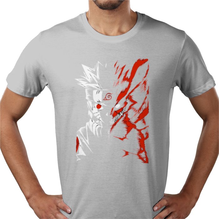 Naruto Nine-Tails T-Shirt | Kurama Fox Spirit Anime Tee