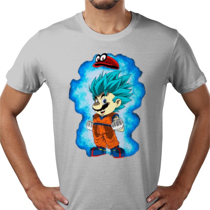 Dragonball Z & Super Mario Bro's - Saiyan Bro's T-shirt