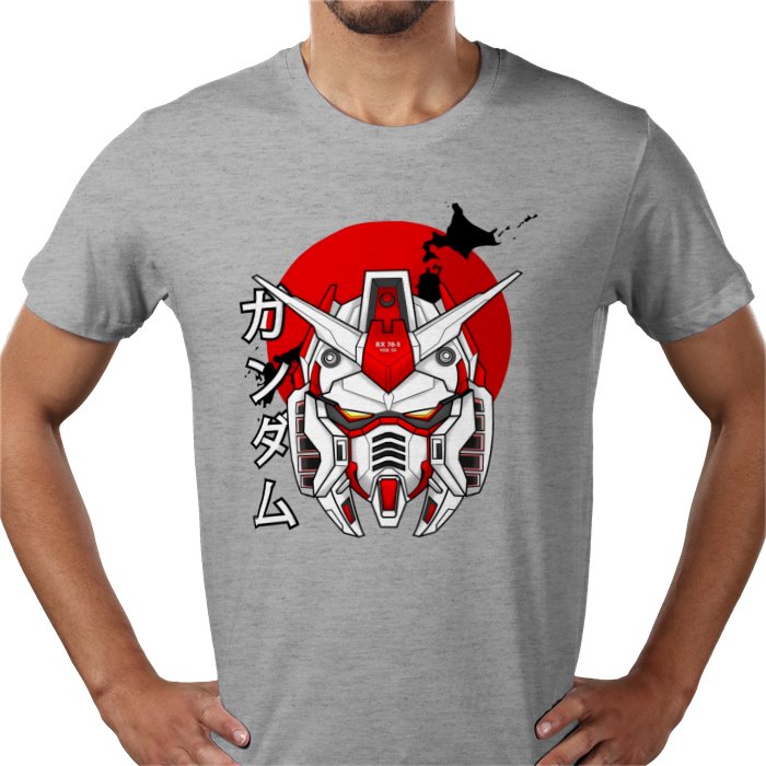 Gundam Wing - RX 78 5 Head T-Shirt