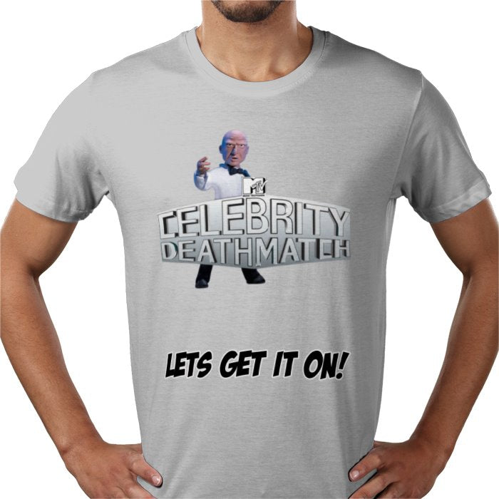 Celebrity Death Match - Lets Get It On T-shirt