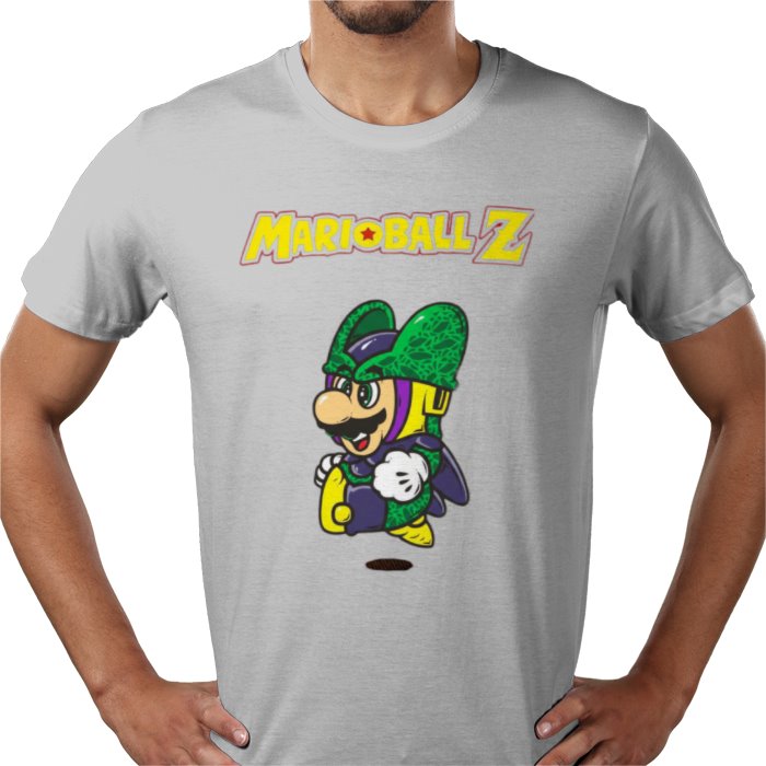Super Mario x Dragon Ball Z Marioball Z T-Shirt | Gaming Anime Mashup Tee