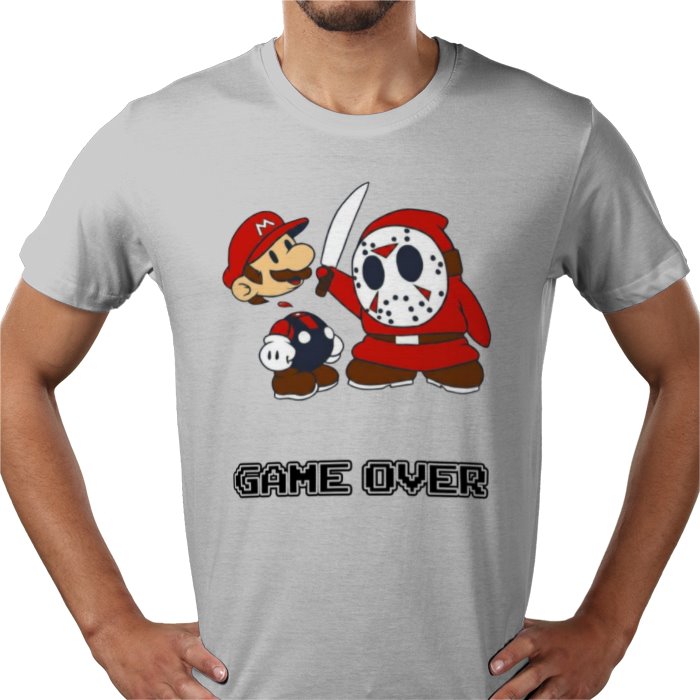 Super Mario T-Shirt | Game Over Retro Gaming Graphic Tee