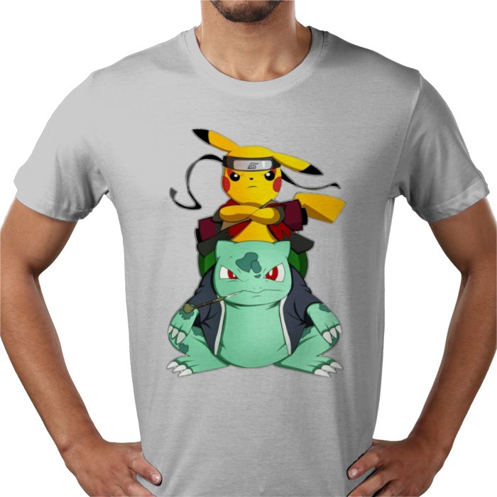 Pokémon & Naruto - Poke Ninjas T-shirt