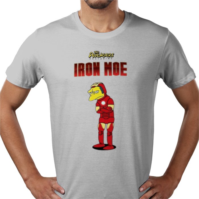 The Simpsons & Iron Man - Iron Moe T-shirt