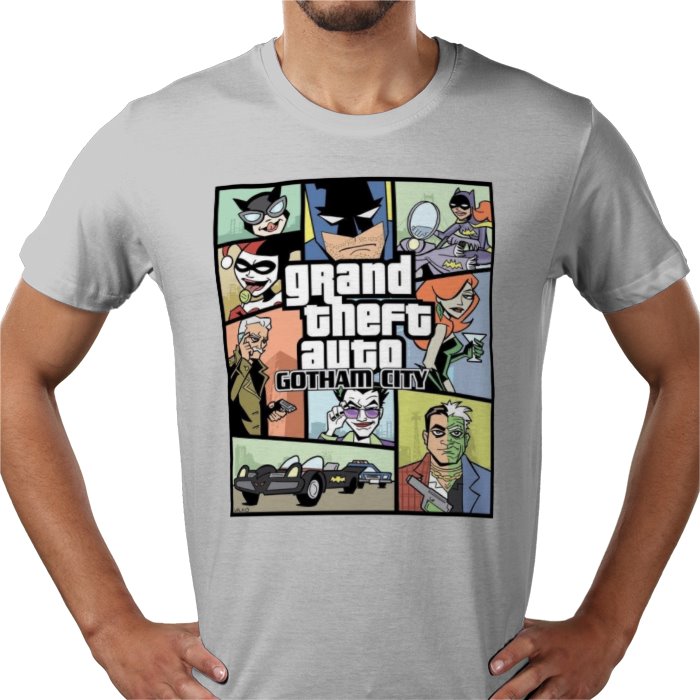 Batman & Grand Theft Auto - Grand Theft Auto Gotham T-shirt