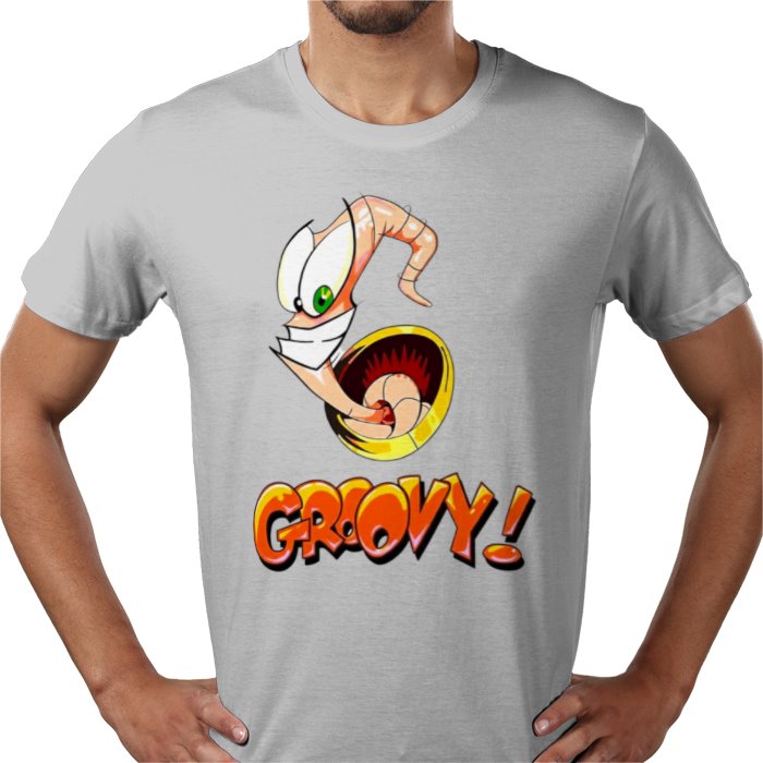 Earthworm Jim - Groovy T-shirt