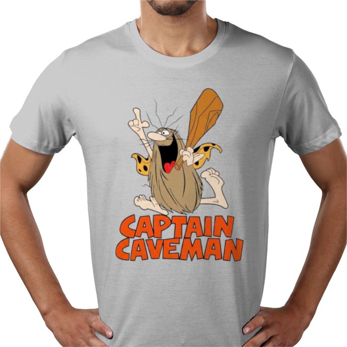 Captain Caveman Theme T-shirt