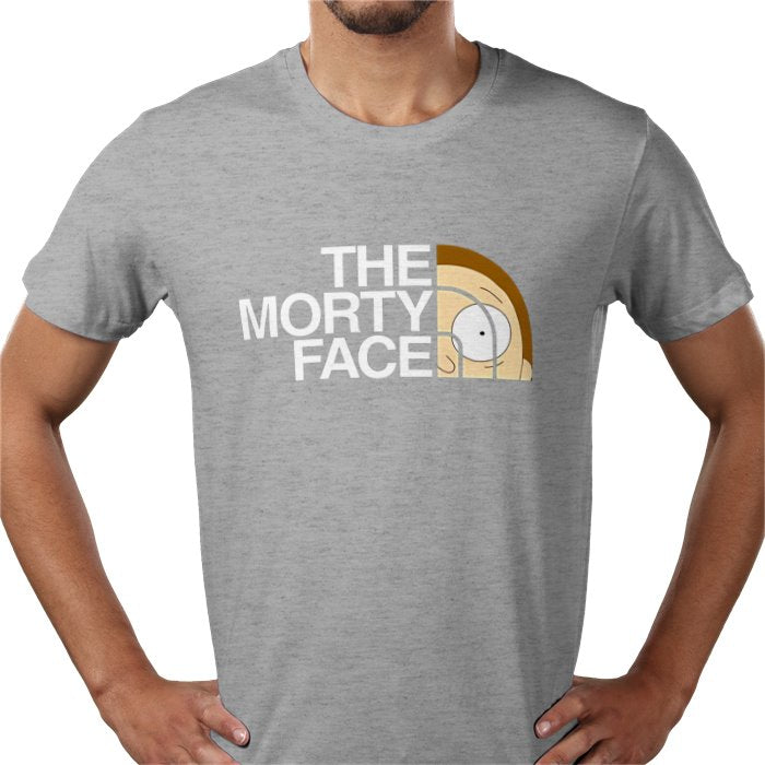 Rick & Morty x The North Face Parody - The Morty Face T-Shirt