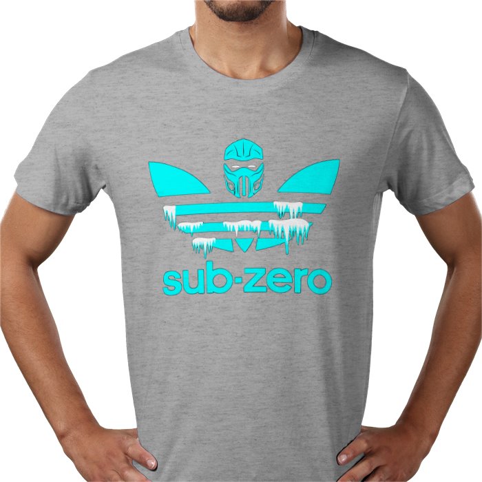 Mortal Kombat x Adidas — Sub-Zero Theme T-Shirt