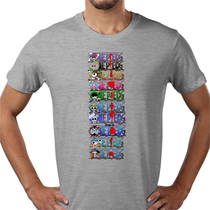 One Piece Stacked Logo T-Shirt | Grand Line Anime Tee