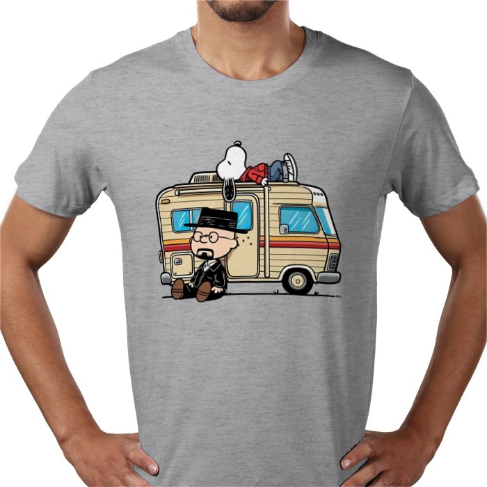 Peanuts x Breaking Bad Parody T-Shirt