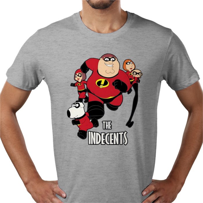 Family Guy x The Incredibles Parody - The Indecents T-Shirt