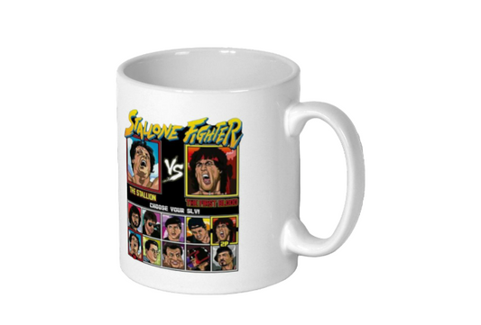 Sylvester Stallone & Street Fighter - Stallone Fighter Mug