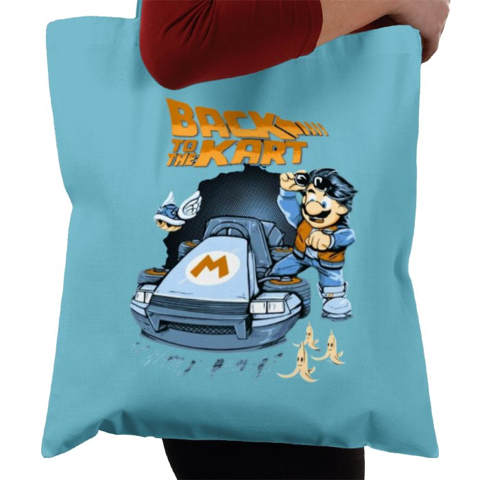 Mario Kart & Back To The Future - Back To The Kart Tote Bag