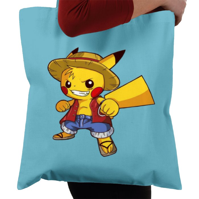 Pokémon & One Piece - PikaLuff Tote Bag