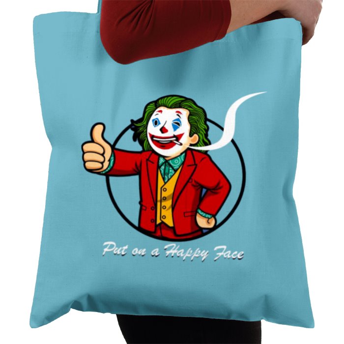 Fallout & Joker - Put On A Happy Face Tote Bag