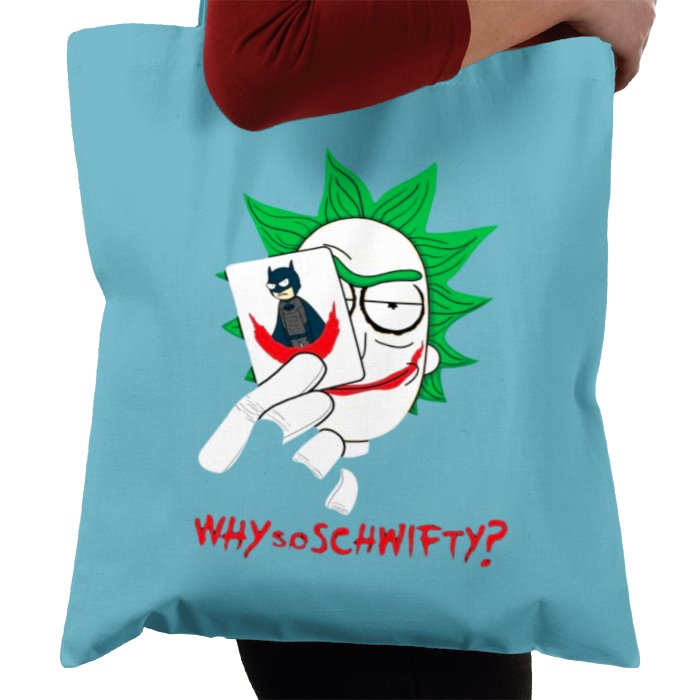 Rick & Morty x Batman - Why So Schwifty Tote Bag