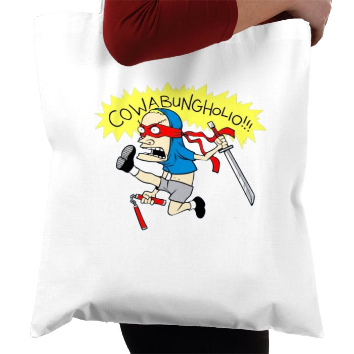 Beavis & Butt Head x Teenage Mutant Ninja Turtles - CowaBungHolio Tote Bag