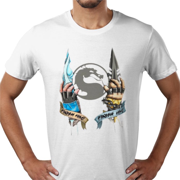 Mortal Kombat - Finish Him Kombat Hands T-Shirt