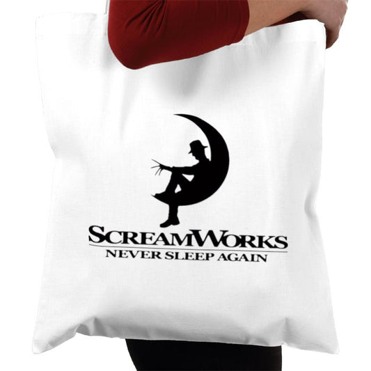 A Nightmare On Elm Street & DreamWorks - ScreamWorks Tote Bag