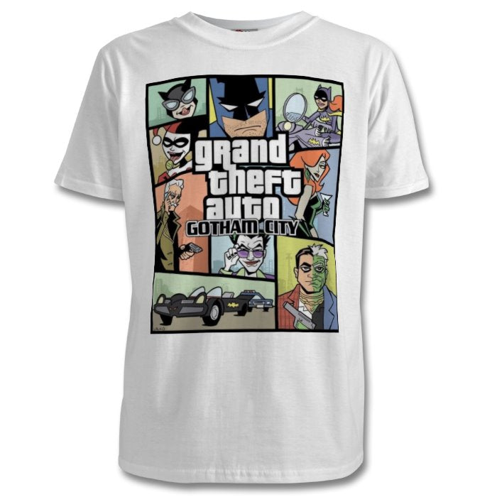 Batman & Grand Theft Auto - Grand Theft Auto Gotham T-shirt