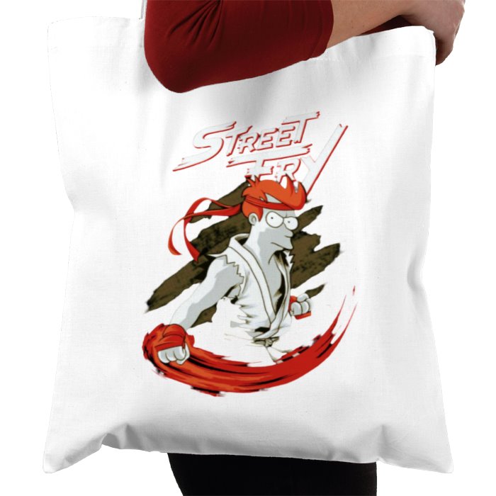 Futurama x Street Fighter - Street Fry Tote Bag
