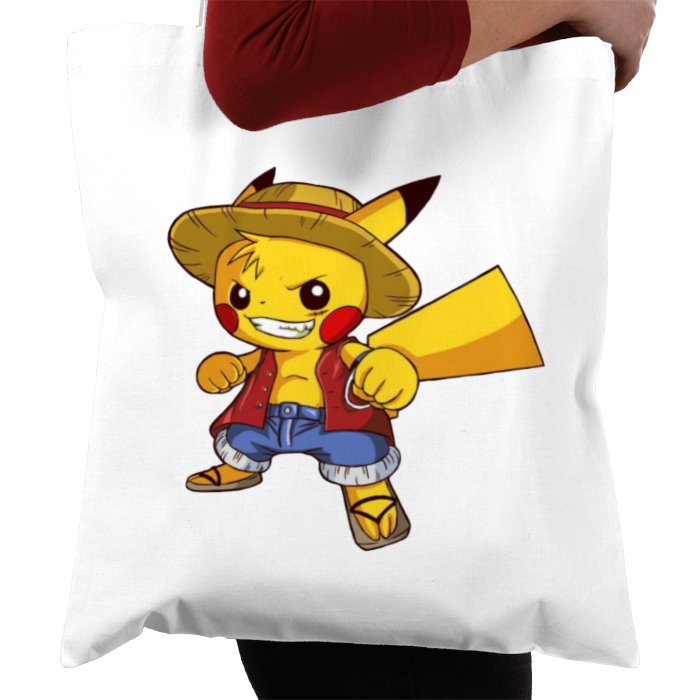 Pokémon & One Piece - PikaLuff Tote Bag