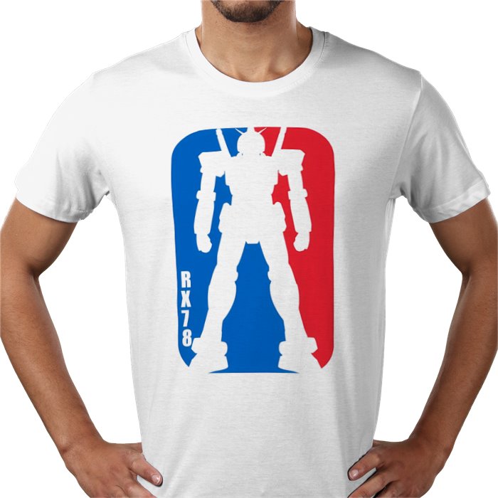 Gundam Wing - RX 78 NBA Style T-Shirt