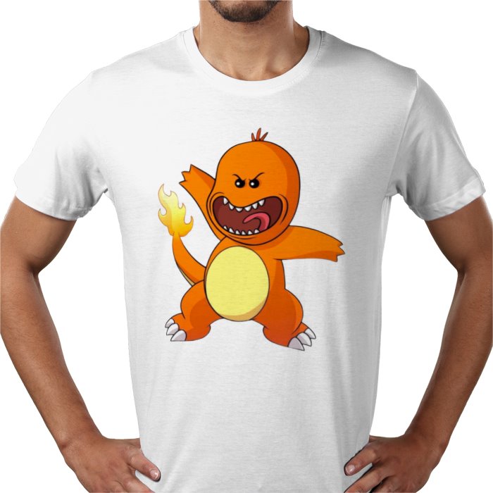 Rick & Morty & Pokémon - Charmander T-shirt