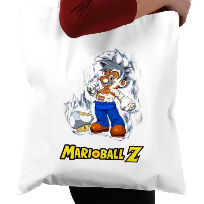 Super Mario Bro's x Dragonball Z - Ultra Instinct Mario Tote Bag