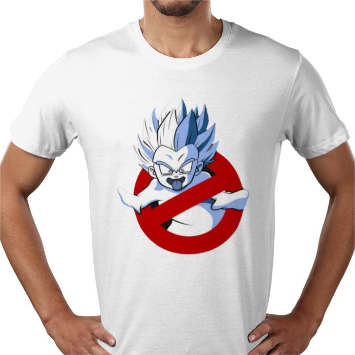 Dragon Ball Z Gotenks Buster T-Shirt | DBZ x Ghostbusters Mashup Tee