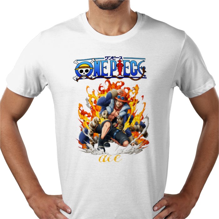 One Piece - Ace Portrait T-Shirt