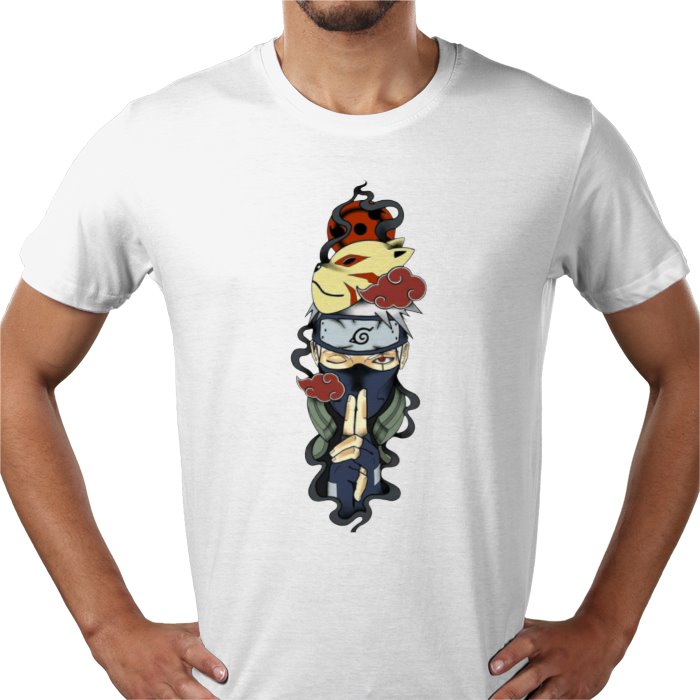 Naruto Kakashi Theme T-Shirt | Copy Ninja Anime Tee
