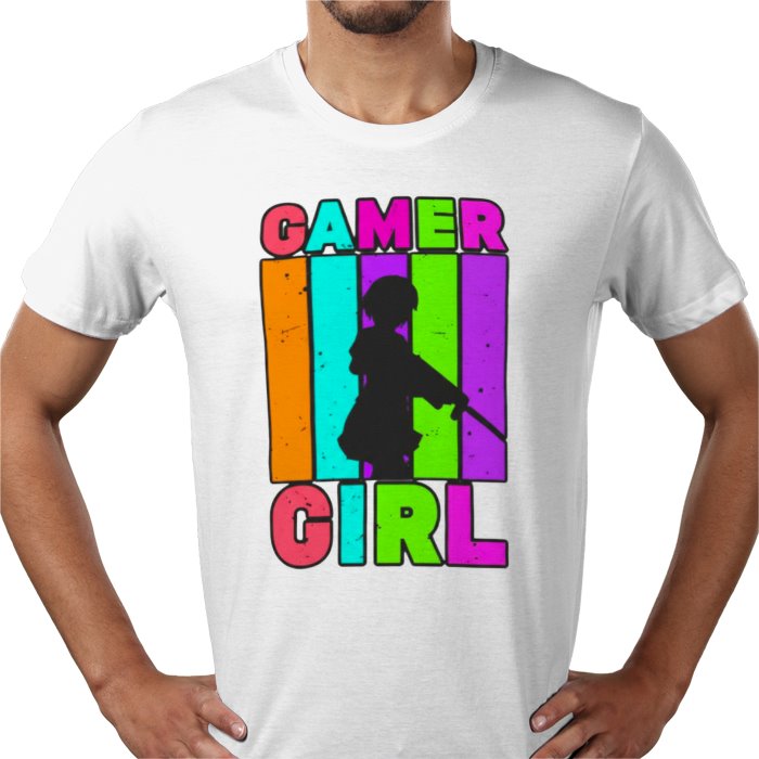 Gamer Girl T-Shirt | Female Gaming Graphic Tee