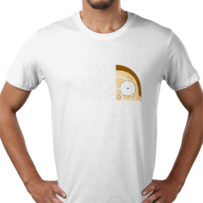 Rick & Morty x The North Face Parody - The Morty Face T-Shirt
