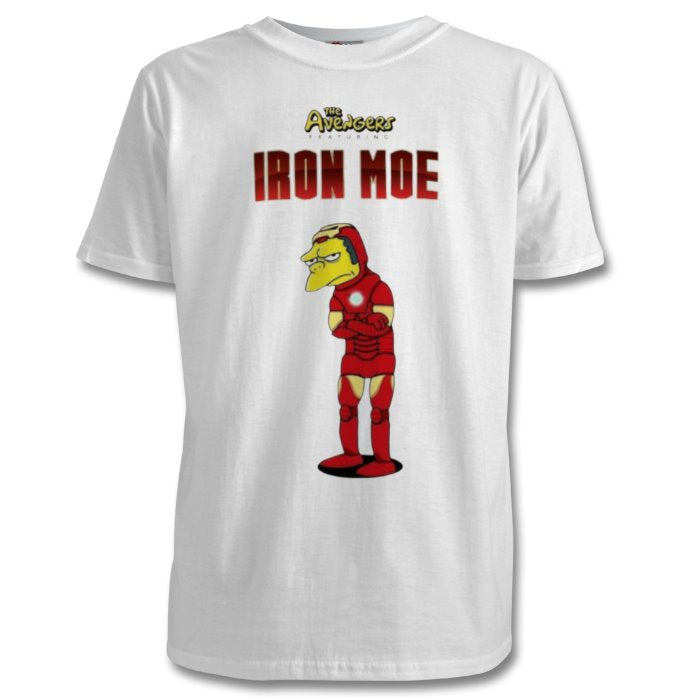 The Simpsons & Iron Man - Iron Moe T-shirt