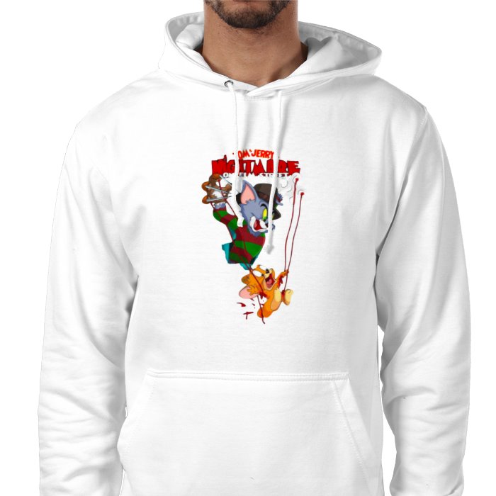 Tom And Jerry & A Nightmare On Elm Street - Freddy & Jerry Value Hoodie