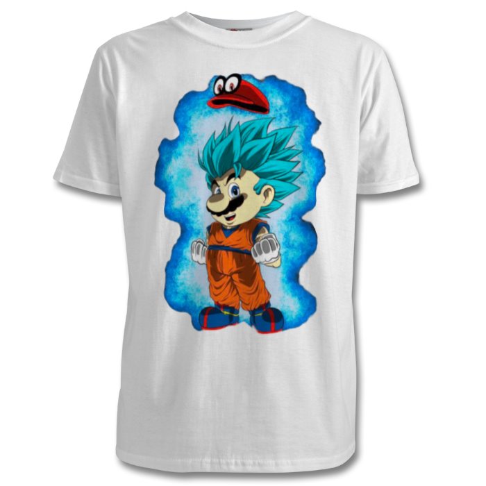 Dragonball Z & Super Mario Bro's - Saiyan Bro's T-shirt