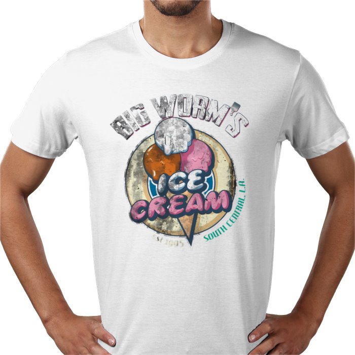 Friday - Big Worms Ice Cream T-Shirt