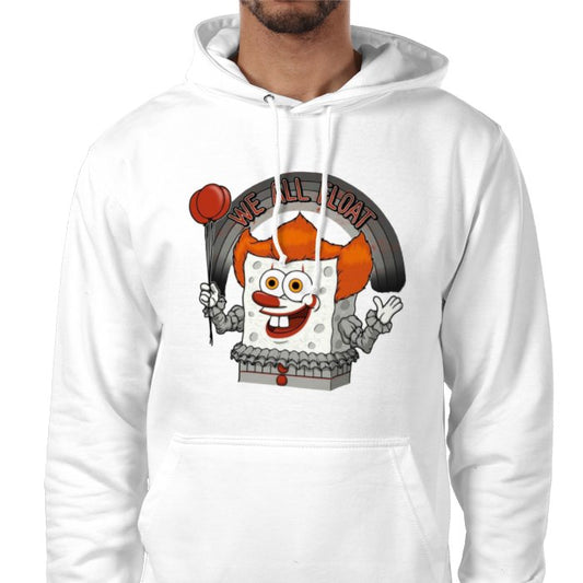 Pennywise IT x SpongeBob Square Pants - We All Float Pocket Hoodie