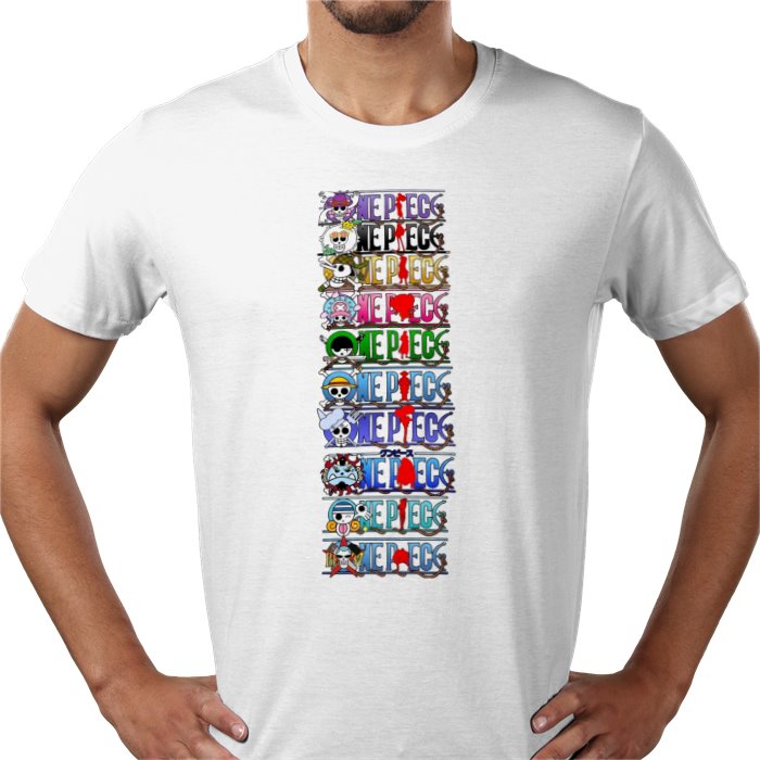 One Piece Stacked Logo T-Shirt | Grand Line Anime Tee